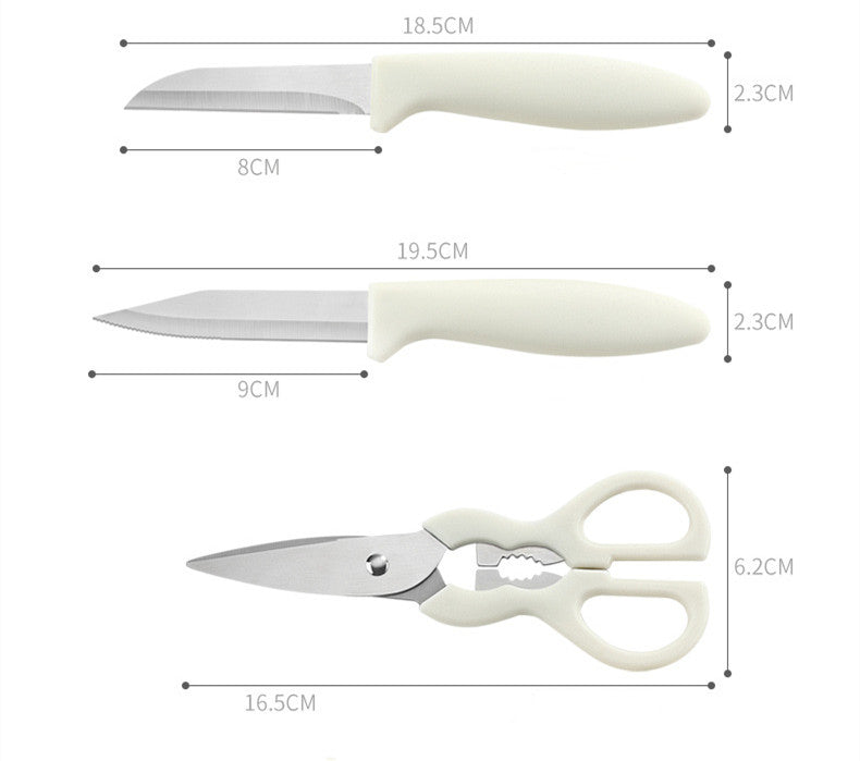 Household Kitchen Knife And Scissors Combination Set
