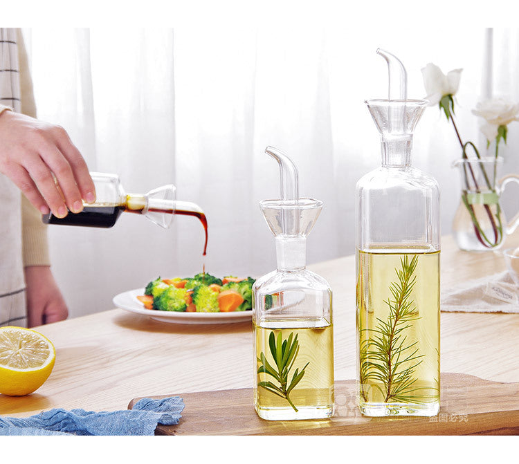 Kitchen Seasoning Bottle Household Glass Sauce And Vinegar Bottle