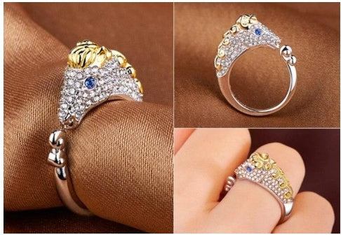 Zodiac ring men and women   Suitable for Zodiac: Sheep, Tiger and Dog  Enthusiastic horse, constantly striving for self-improvement!