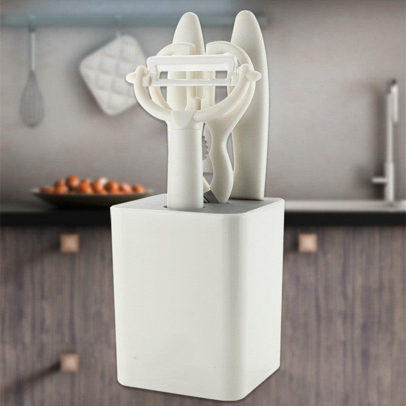 Household Kitchen Knife And Scissors Combination Set