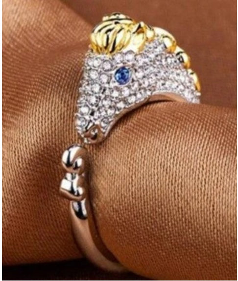 Zodiac ring men and women   Suitable for Zodiac: Sheep, Tiger and Dog  Enthusiastic horse, constantly striving for self-improvement!