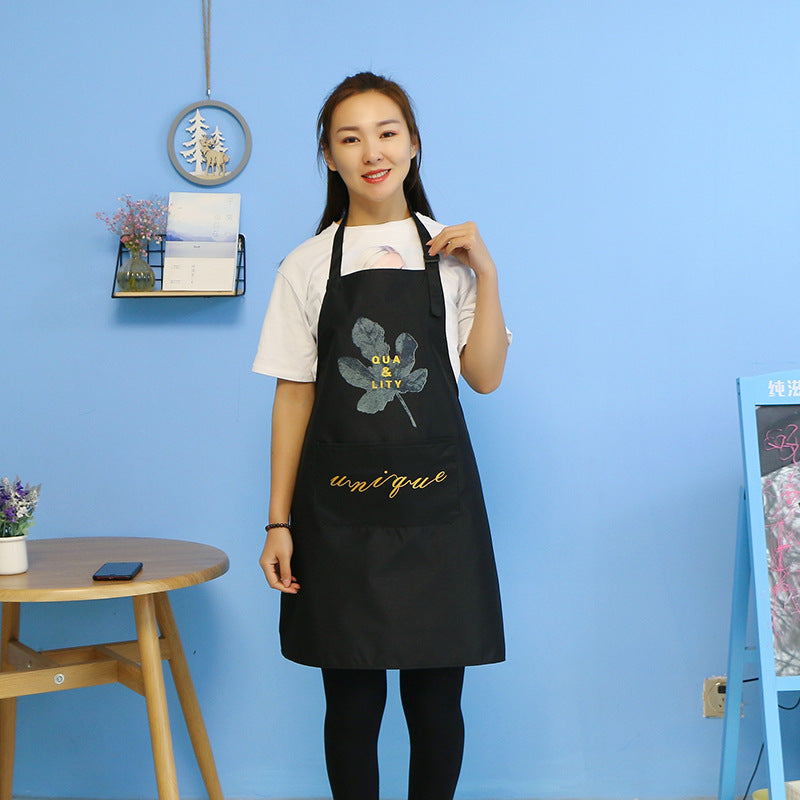 Household Kitchen Waterproof And Oil Proof Apron